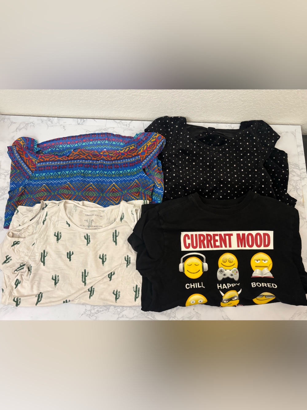 Girls Dress And Tops Lot Of 4 Sz XL George Grayson Social Sally Miller